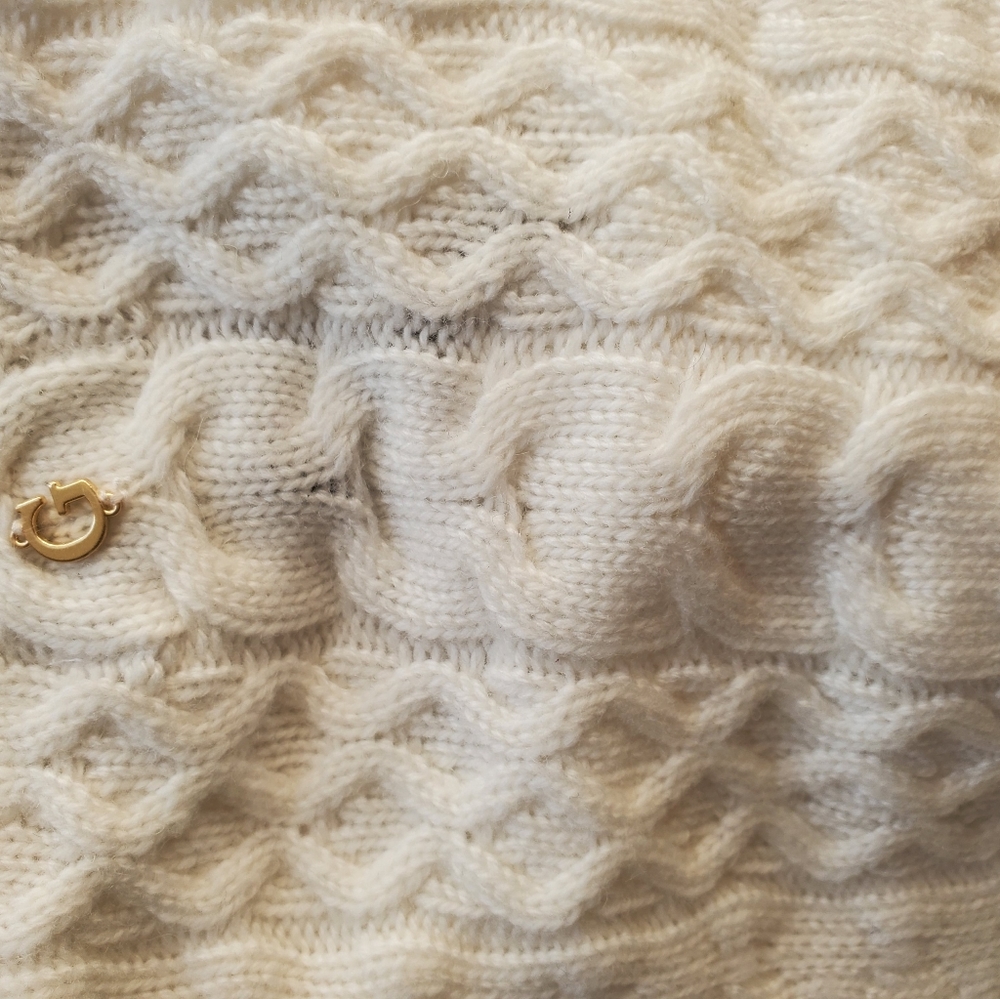 GUESS "Braya" Cable Knit Sweater - Picture 5 of 6